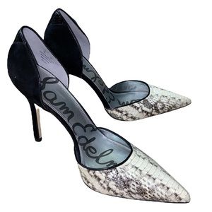 Sam Edelman Snakeskin Delilah Pointed Heals